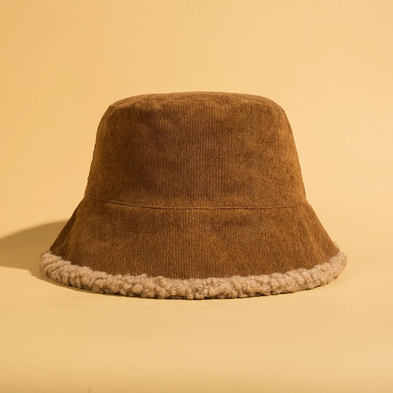 Unisex Minimalist Solid Color Eaveless Bucket Hat
