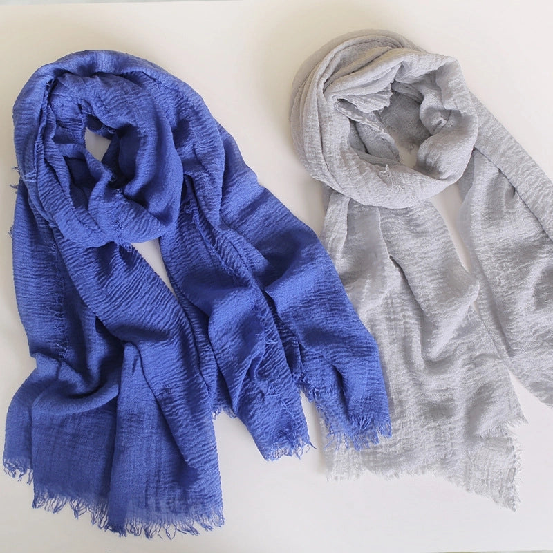 Women's Ethnic Style Solid Color Polyester Kerchief