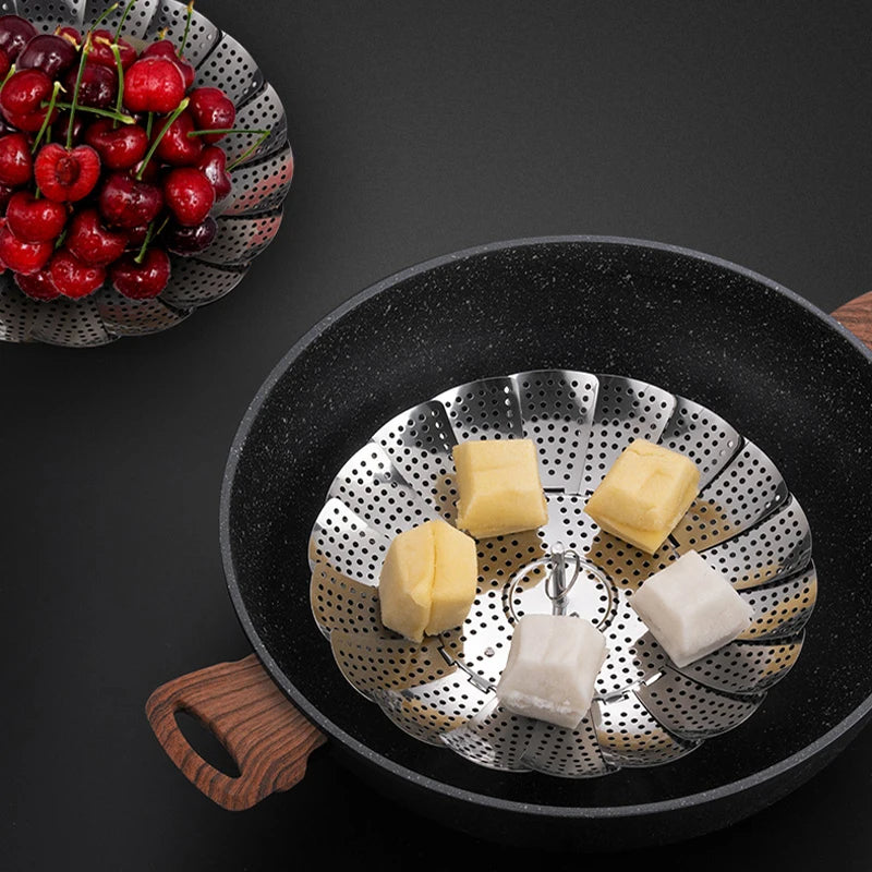 Steam Stainless Steel Food Steamer.