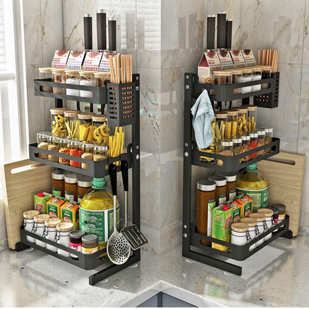 Kitchen Spice Rack.3-Tier Countertop Spice Rack