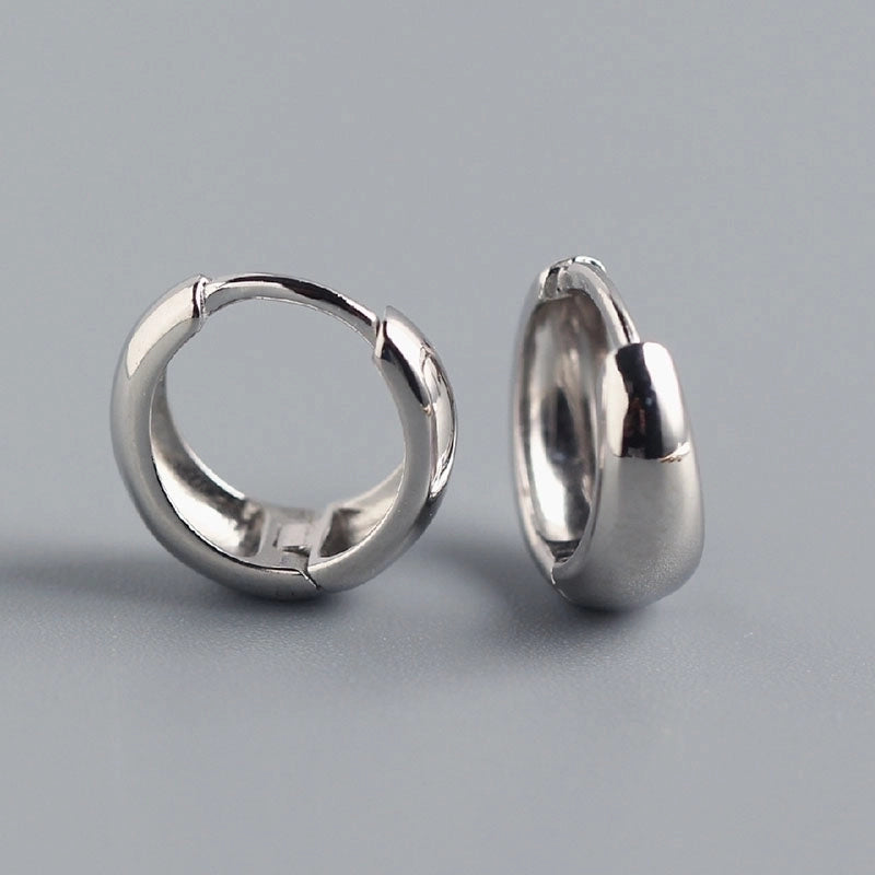 2 Pieces Minimalist Geometric Copper Plating Ear Studs 1 Pair