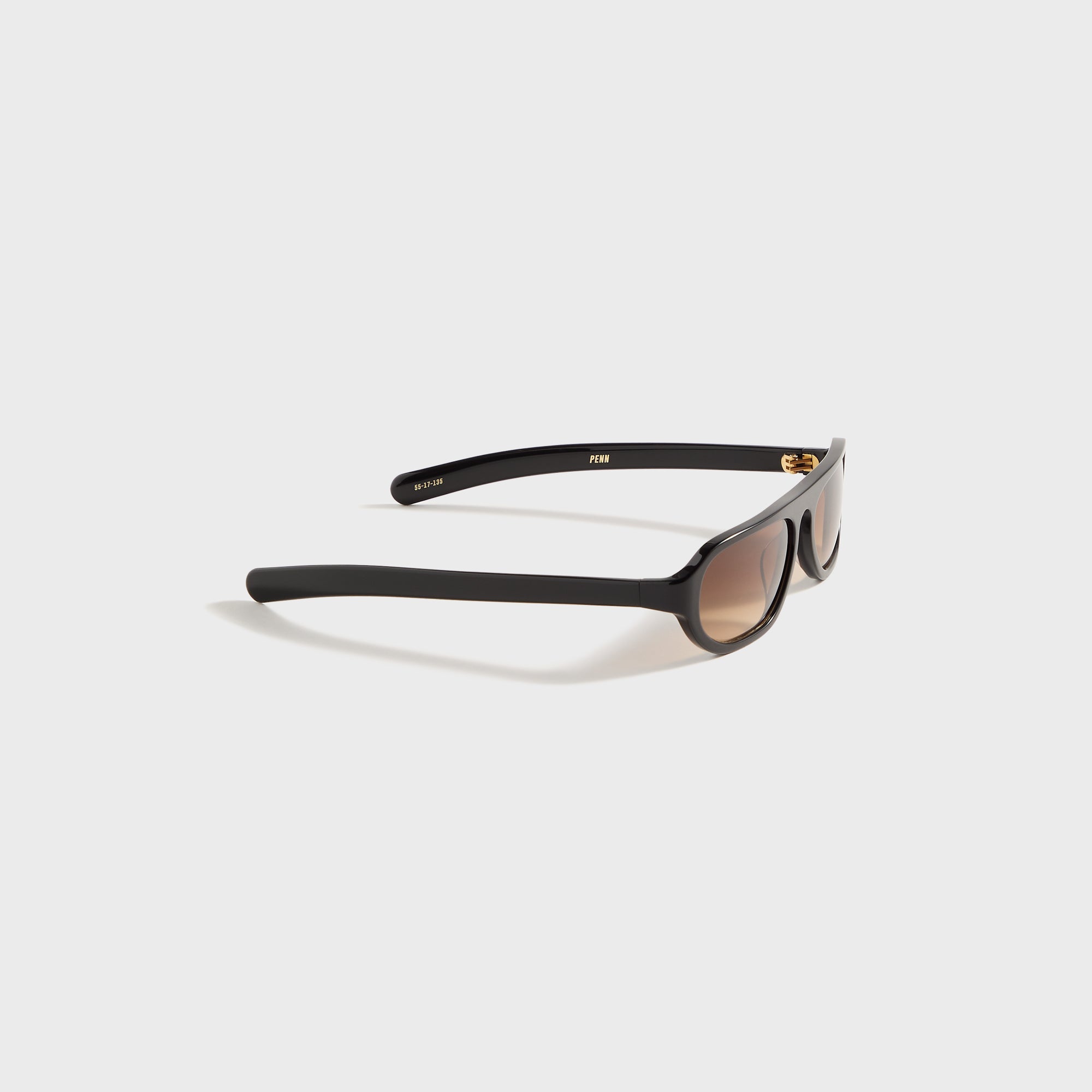 Flatlist Penn - Solid Black / Brown Gradient Lens