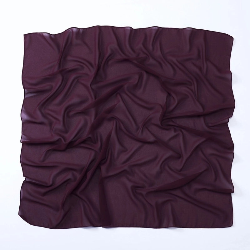 Women's Sweet Solid Color Polyester Kerchief