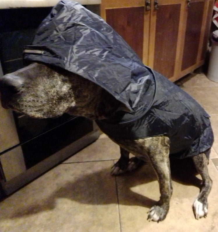 Reflective Big Dog Pet Raincoat Puppy Waterproof Windproof Hooded Dog Clothes
