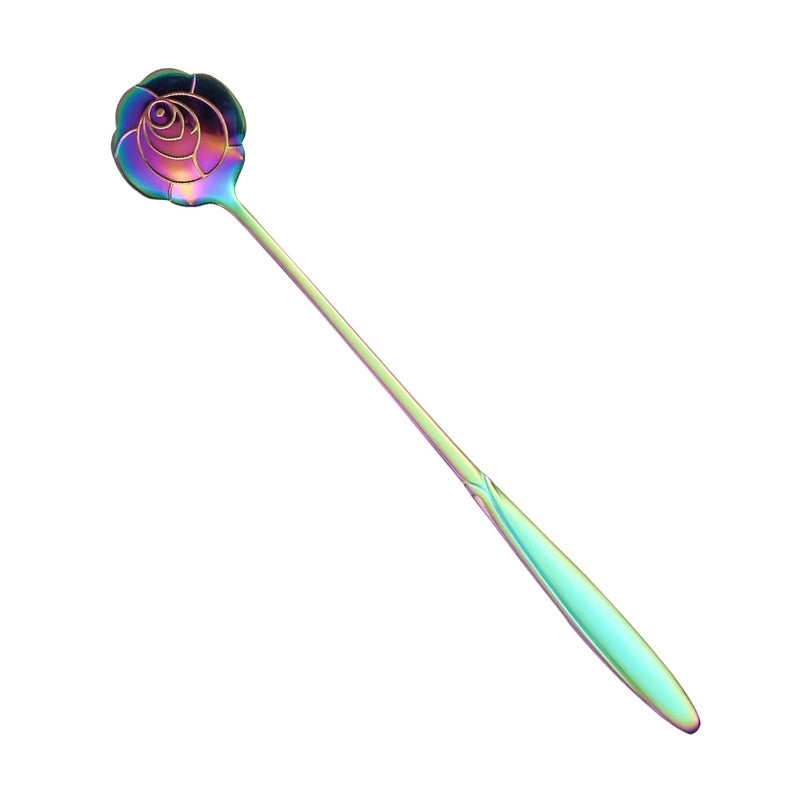 Casual Flower Stainless Steel Tableware