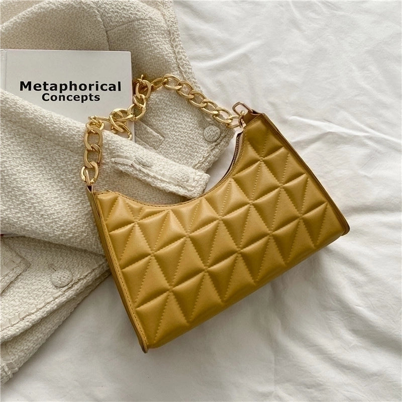 Women's Small All Seasons Pu Leather Streetwear Underarm Bag