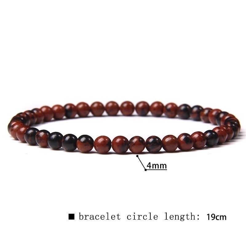 Minimalist Marble Natural Stone Beaded Bracelets
