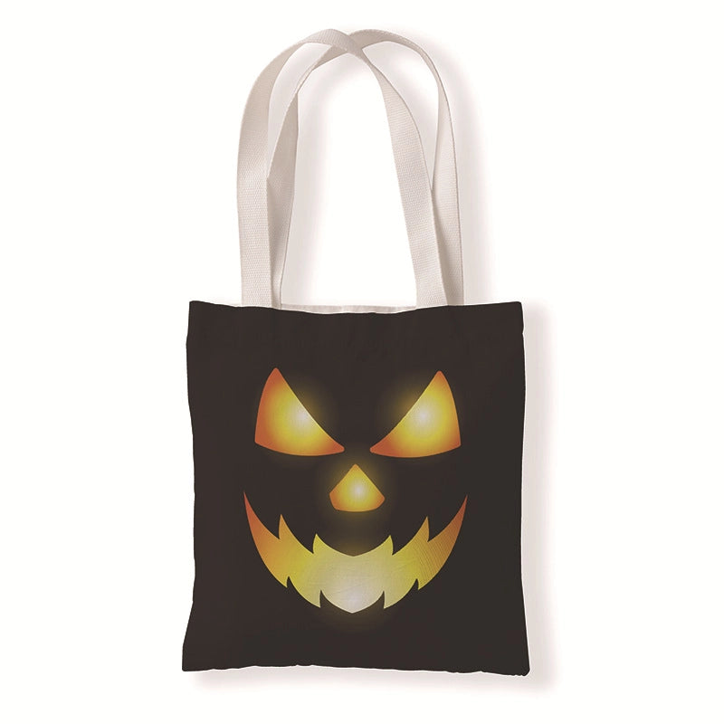 Unisex Minimalist Pumpkin Shopping Bags