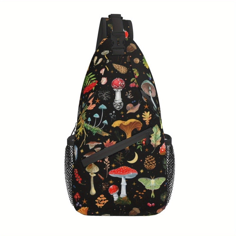 Football Chest Bag Basketball Rugby Baseball Sports Mushroom Chrysanthemum Boys And Girls Adult Shoulder Messenger Bag