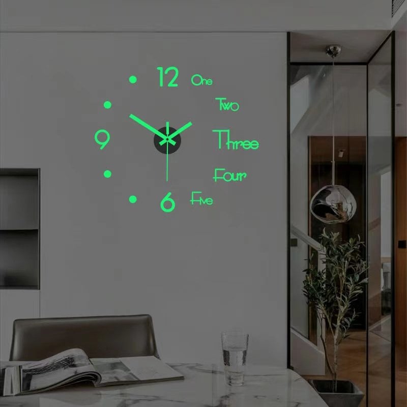 🔥Summer Hot Sale - 48% OFF 🔥MODERN DIY PUNCH-FREE WALL CLOCK