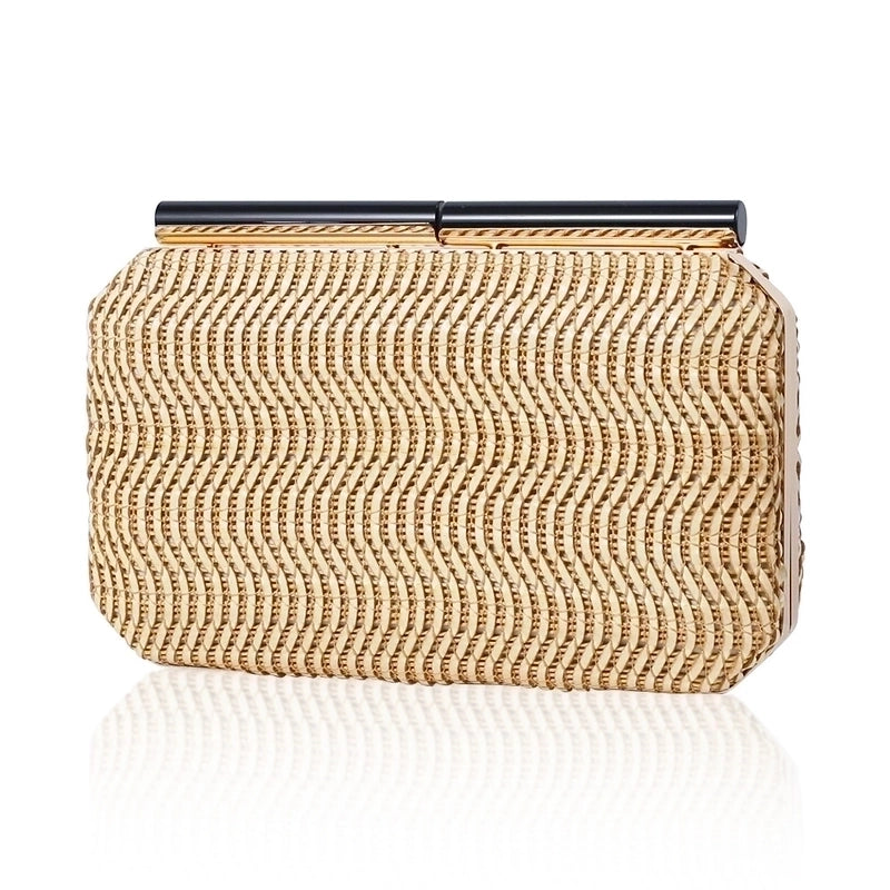 White Yellow Red Pu Leather Solid Color Square Evening Bags