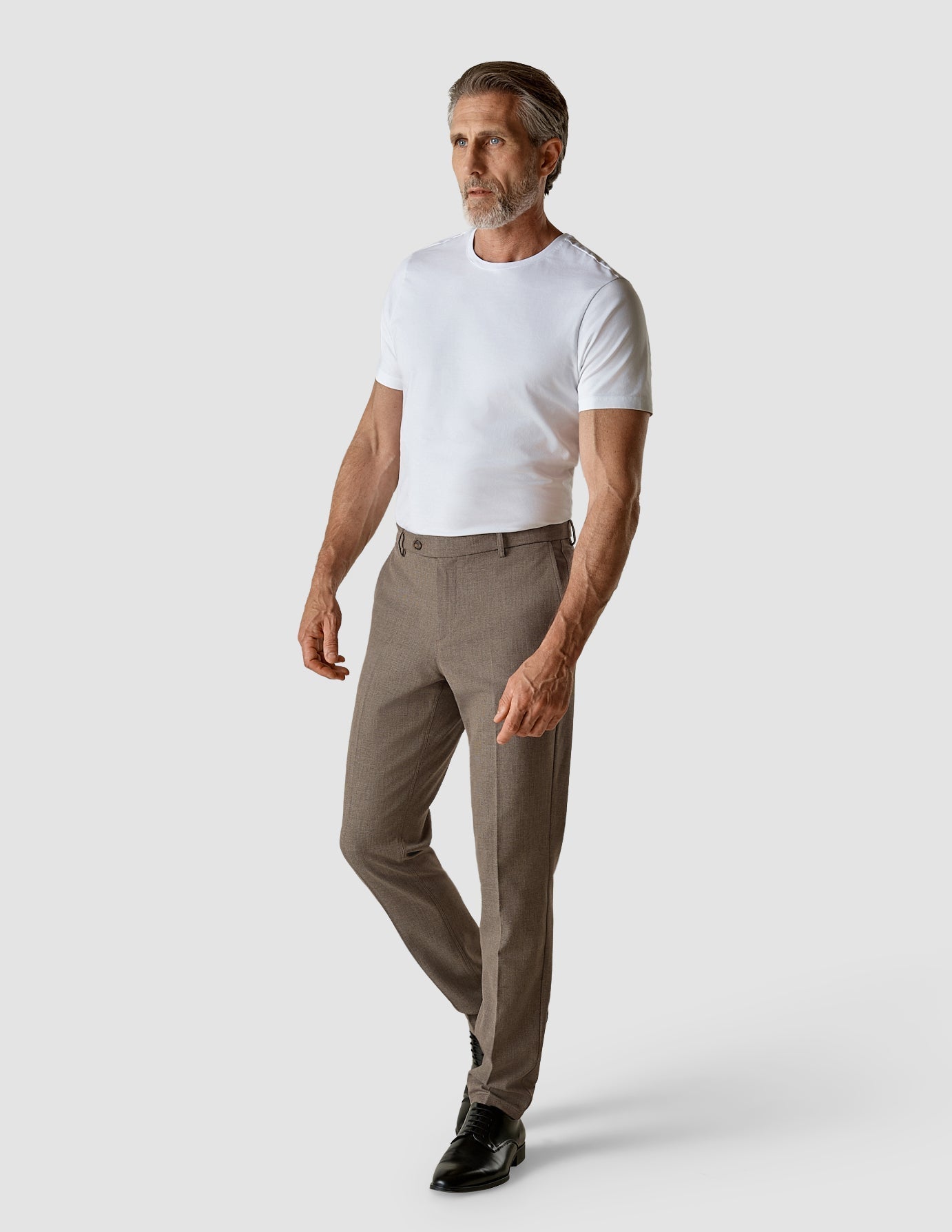 Suit Pants Slim Almond