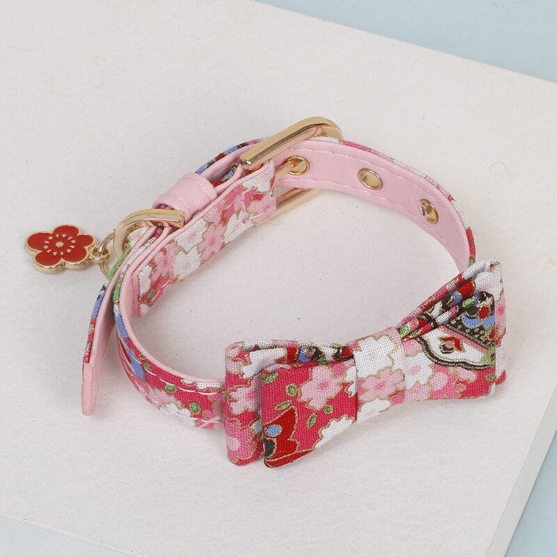 Cat Collar With Flowers