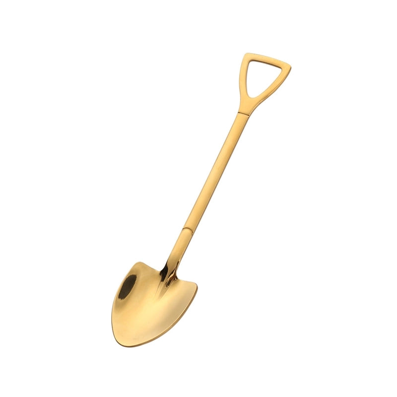 Casual Solid Color Stainless Steel Spoon 1 Piece