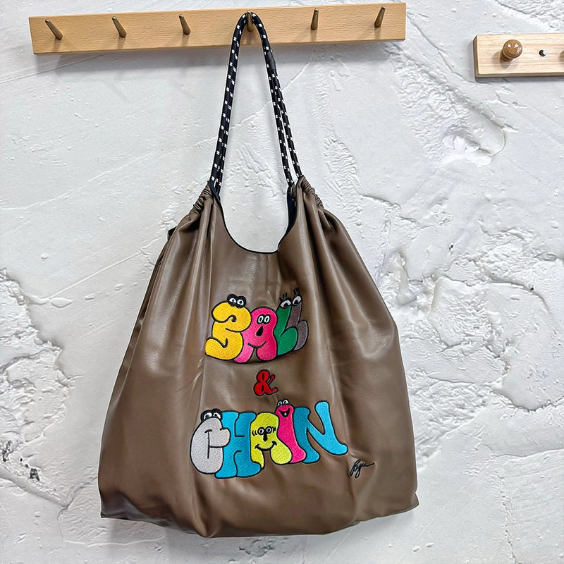 Women's Medium Pu Leather Color Block Vintage Style Classic Style Square Open Underarm Bag