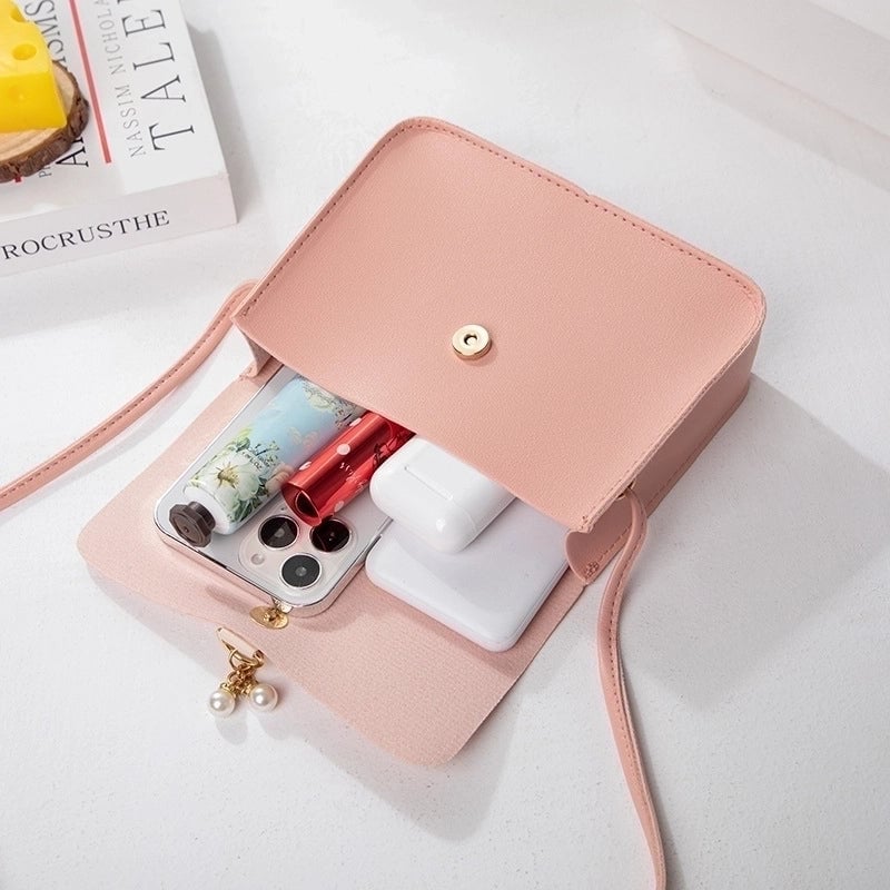 Women's All Seasons Pu Leather Cute Square Bag