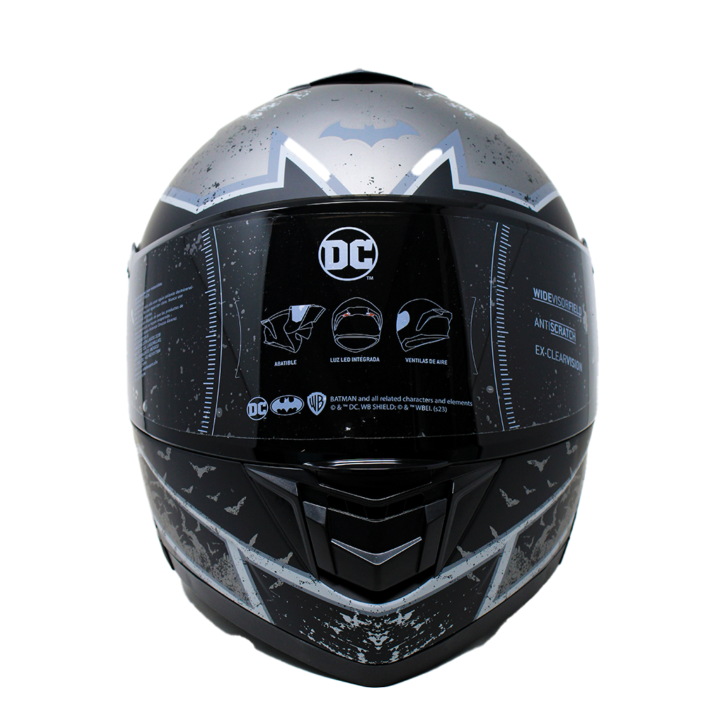 Casco Kov Zero DC Batman Gris