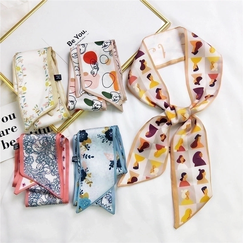 Fashion Silk Scarf Hair Tie