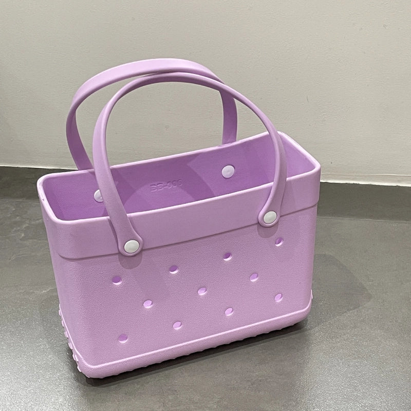 Women's EVA Solid Color Basic Square Open Handbag