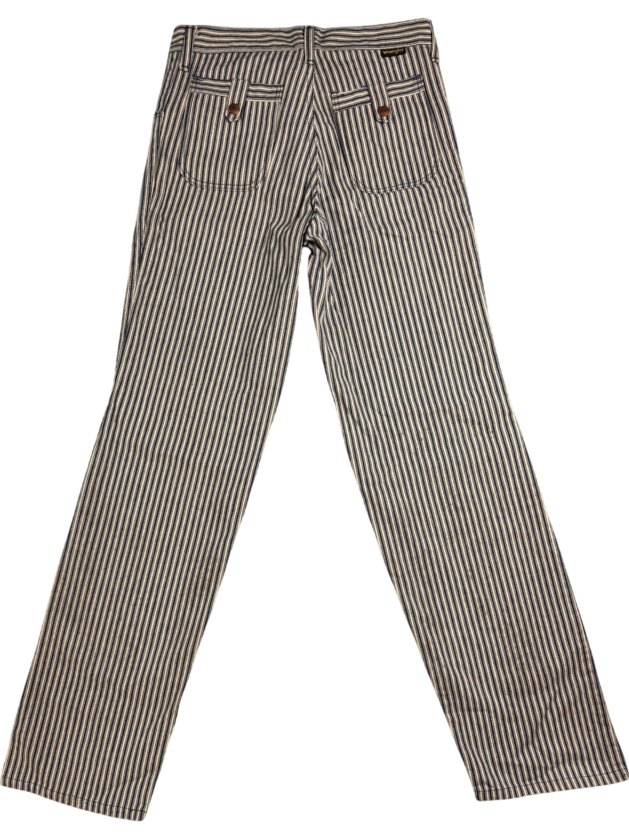Wrangler Striped Straight Leg Jeans