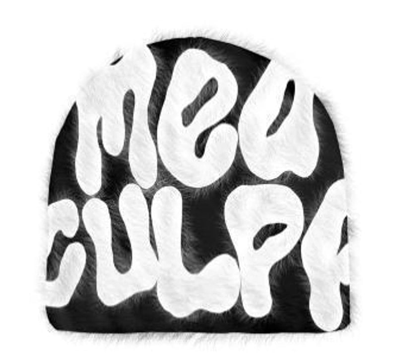 Women's Casual Letter Eaveless Wool Cap
