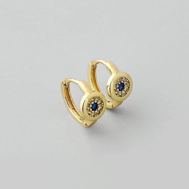 2 Pieces Minimalist Geometric Copper Plating Ear Studs 1 Pair