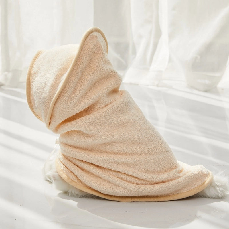 New Pet Towel Quick-drying Bathrobe Absorbent Towel Microfiber Dog Bathrobe Dog Bath Towel