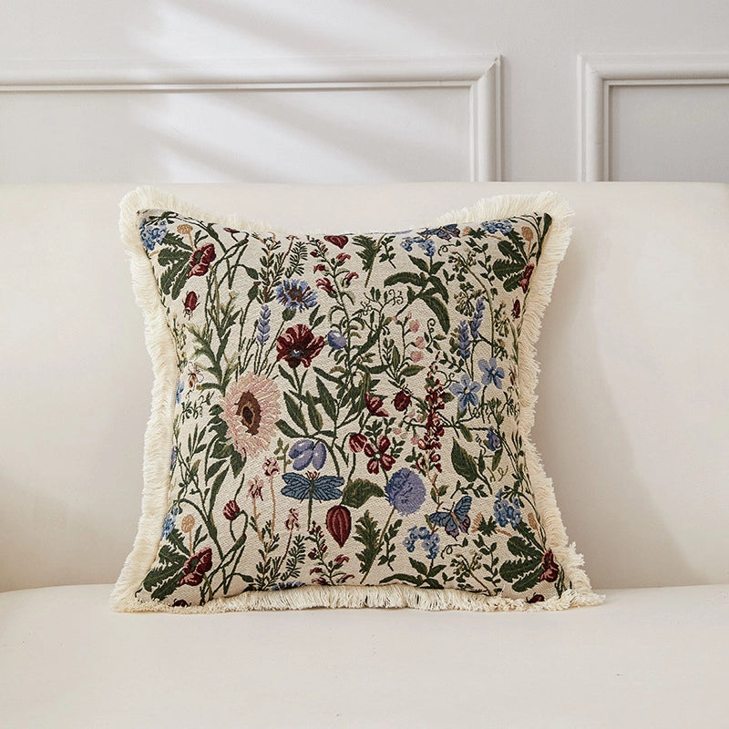Minimalist Classic Style Geometric Cotton And Linen Pillow Cases