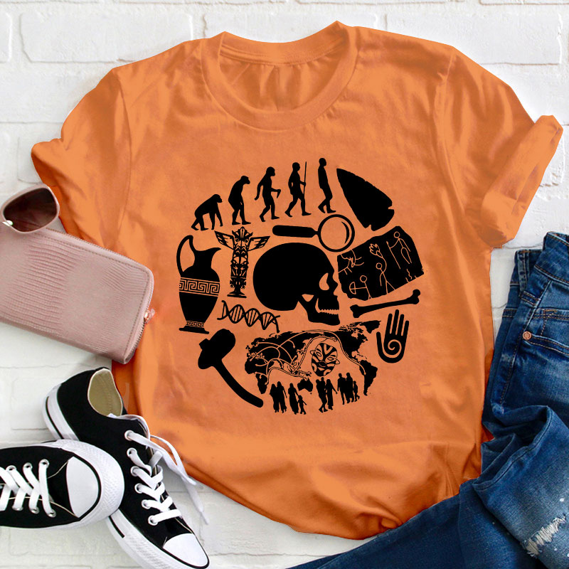 Elements Of Primitive Society  History Teacher T-Shirt