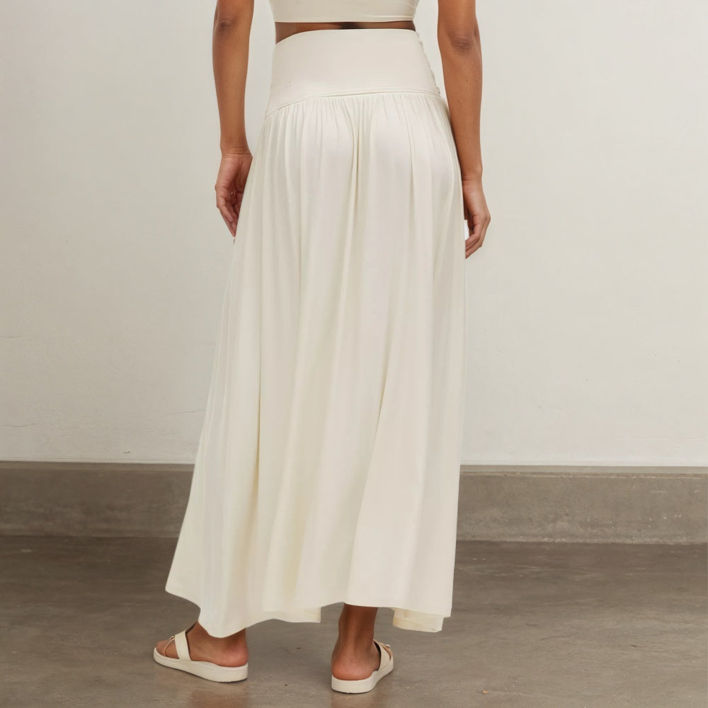 Crop Top And Maxi Skirt Dress