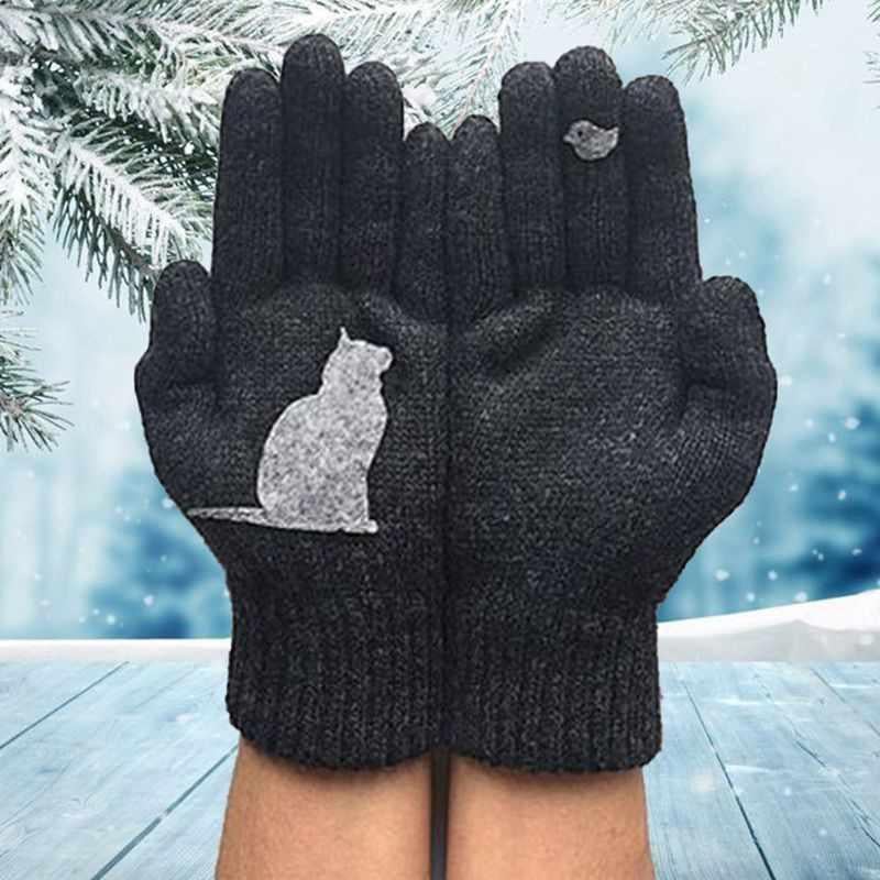 Idearock™Cat Fan Cotton Gloves