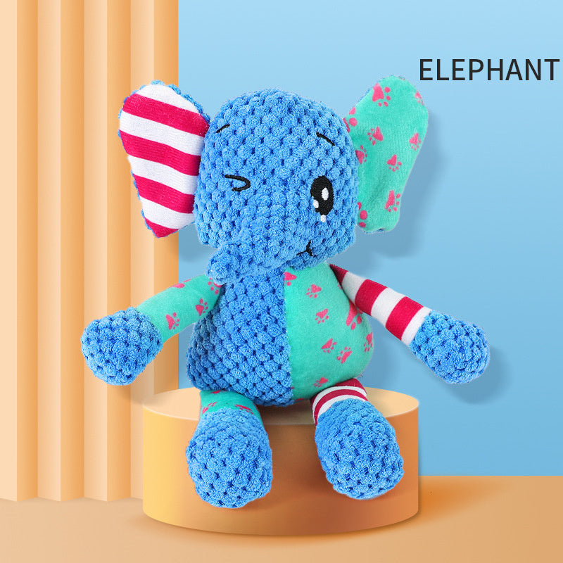 Plush Chew Toy with Double Sounds for Dogs