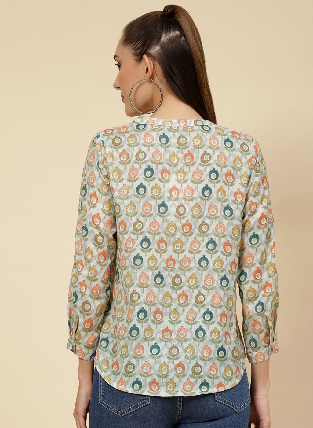 Women Multicolor Printed Top