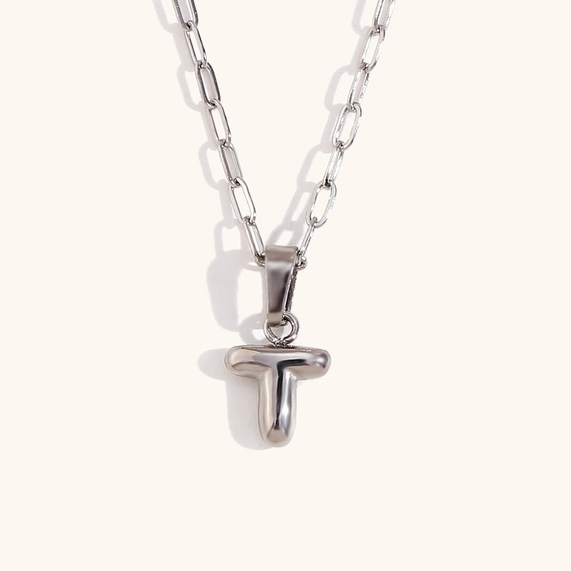 Minimalist Commute Letter Stainless Steel Titanium Steel Plating Gold Plated Pendant Necklace