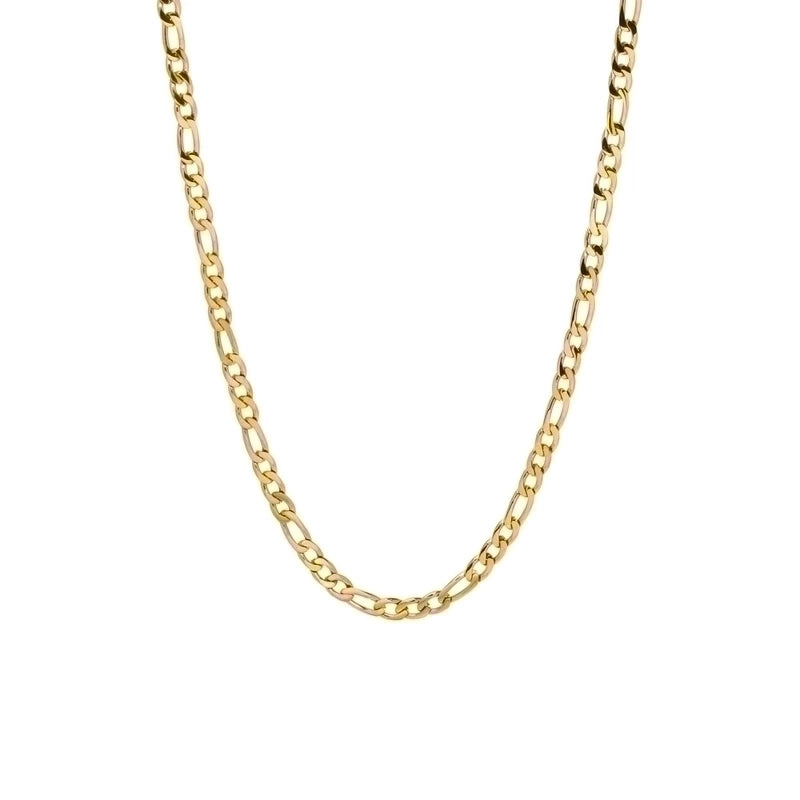 304 Stainless Steel 18K Gold Plated Streetwear Plating Metal Solid Color Sweater Chain Necklace