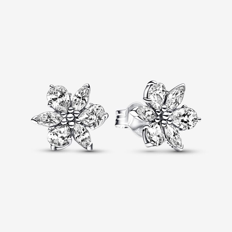 Sparkling Herbarium Cluster Stud Pandora Earrings