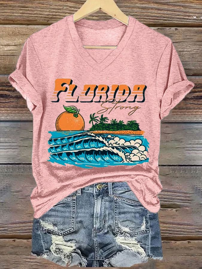 Women's Florida Strong Print T-Shirt