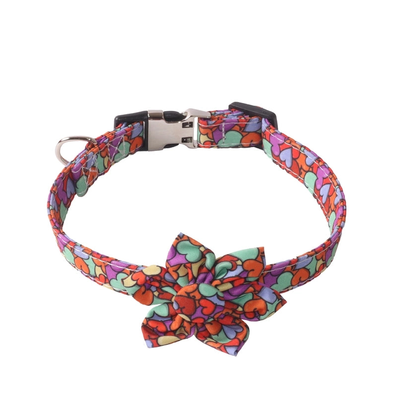 Minimalist Cloth Color Block Pet Collar