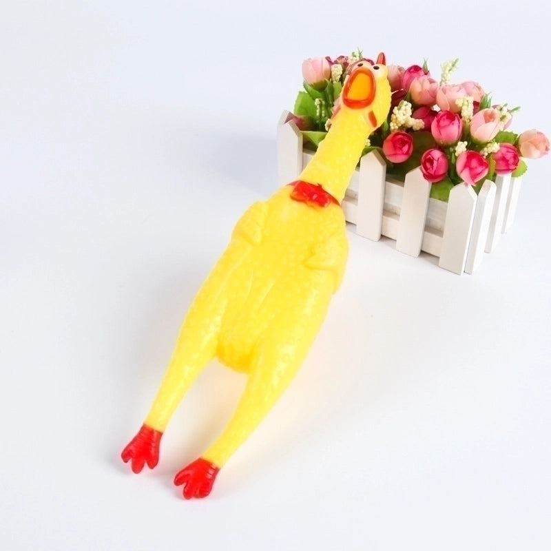 Fashion Screaming Chicken Vocal Dog Toy