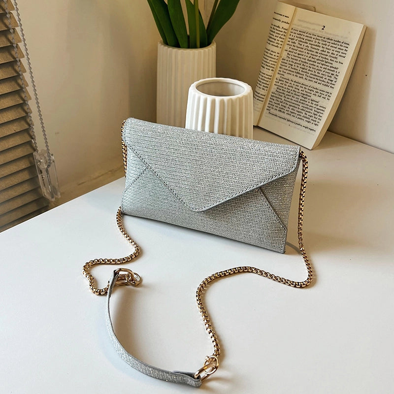 Women's Pu Leather Solid Color Streetwear Square Magnetic Buckle Shoulder Bag Crossbody Bag