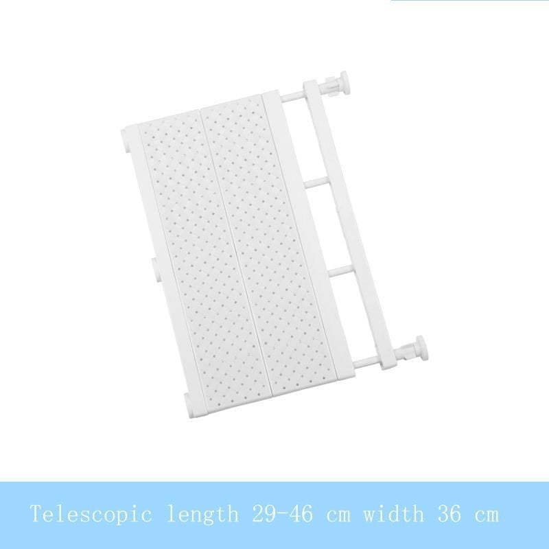 ⚡Hot Sale⚡Expandable Closet Tension Shelf Storage Rack for Wardrobe. Kitchen. Bathroom