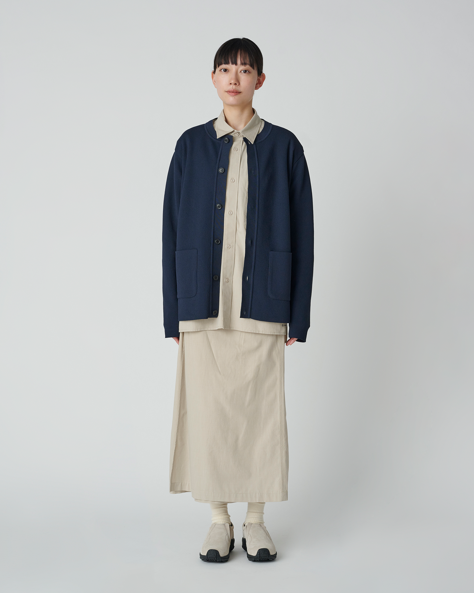 Co/Pe Knit Cardigan
