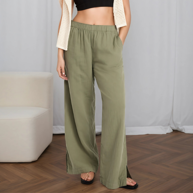 High-Waisted Super Wide-Leg Pants