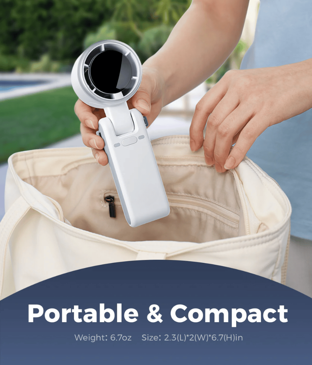 Pocket Breeze 3-in-1 Mini Turbo Fan