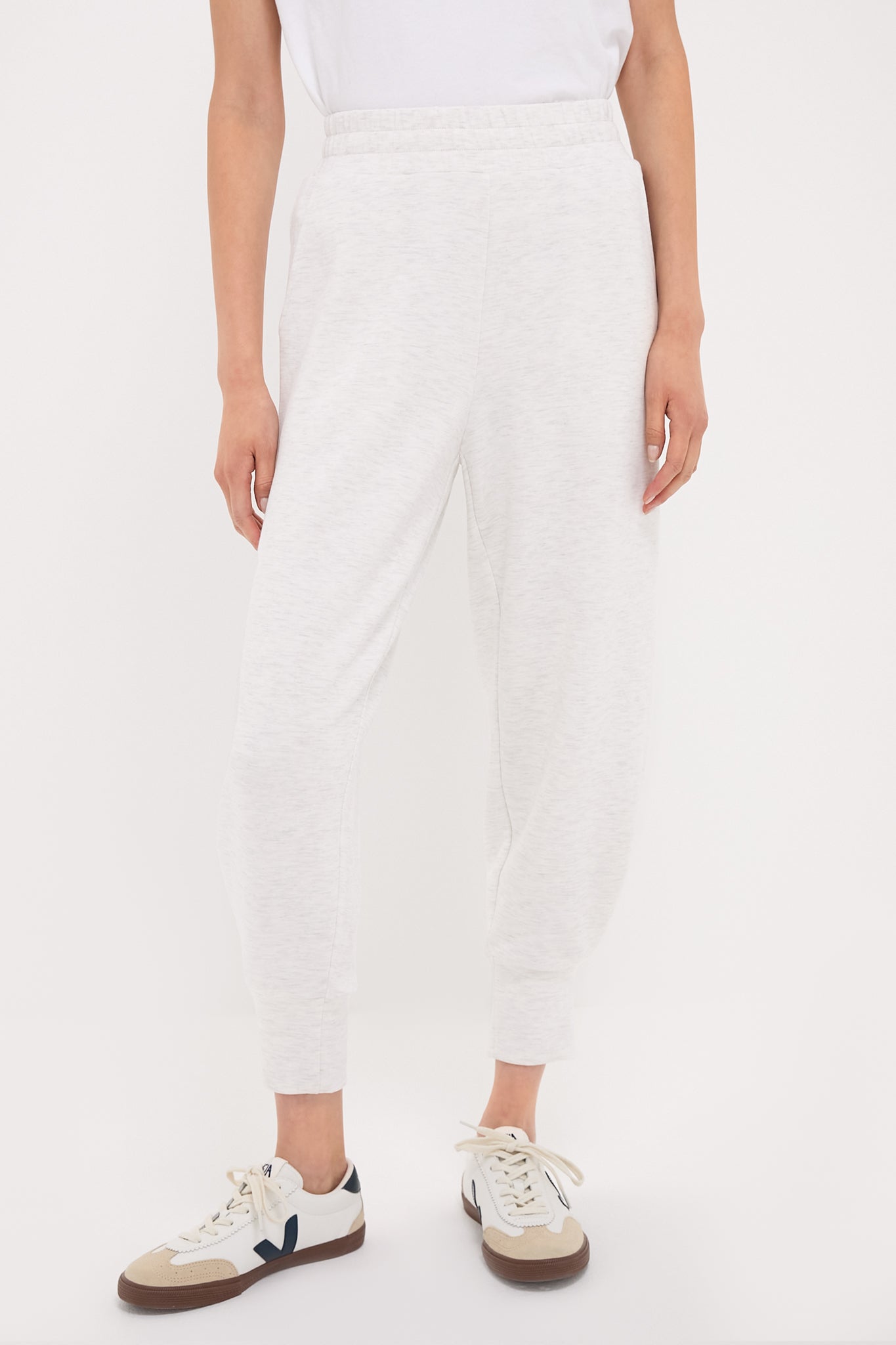 Ivory Marl The Relaxed Pant 25
