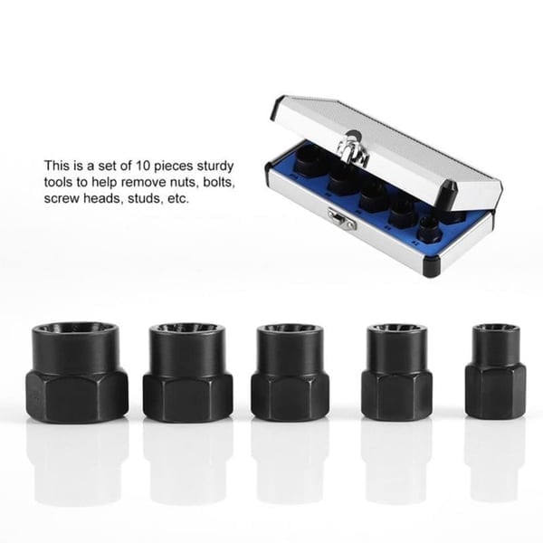(🌲Early Christmas Sale- SAVE 60% OFF)-perfect toolkit for removing stripped. rouned off and rusted bolts & nuts