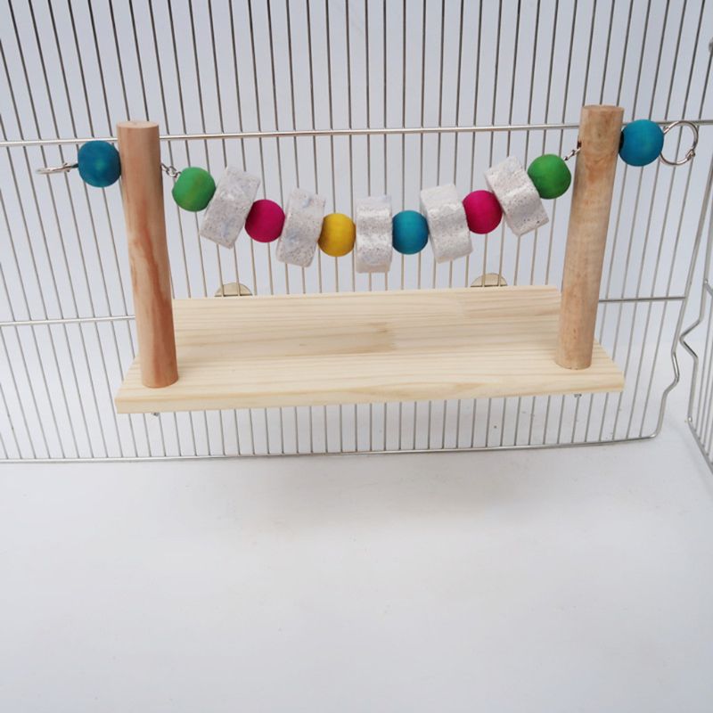 Wood Stand Platform For Pet Birds