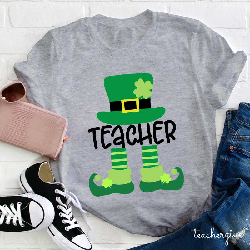 Little Teacher Leprechaun Teacher T-Shirt