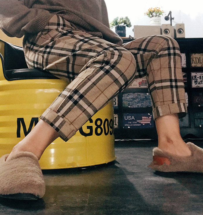 Harajuku Plaid pants  KF81114