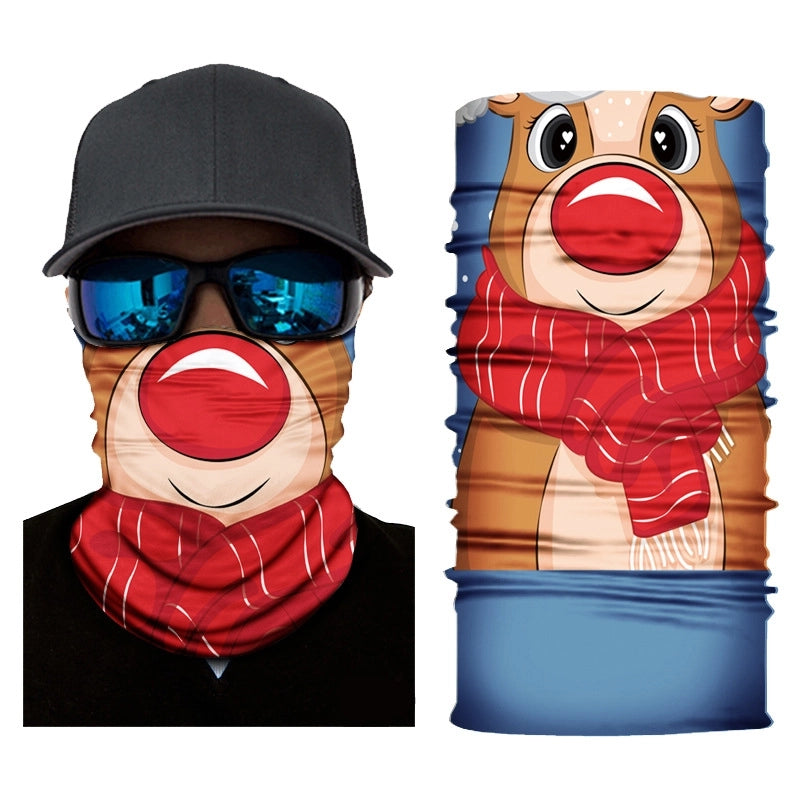 Unisex Casual Skull Printing Kerchief Mask